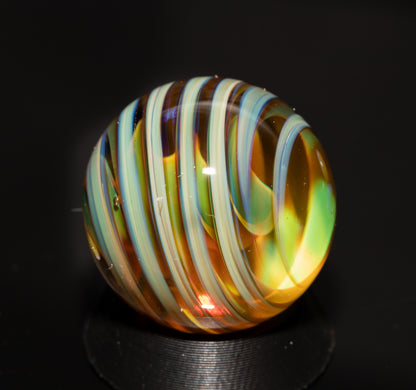 Matching Solid Color Marble Set | 25mm Glass Marbles | Handblown Borosilicate Glass | Collectible Functional Glass