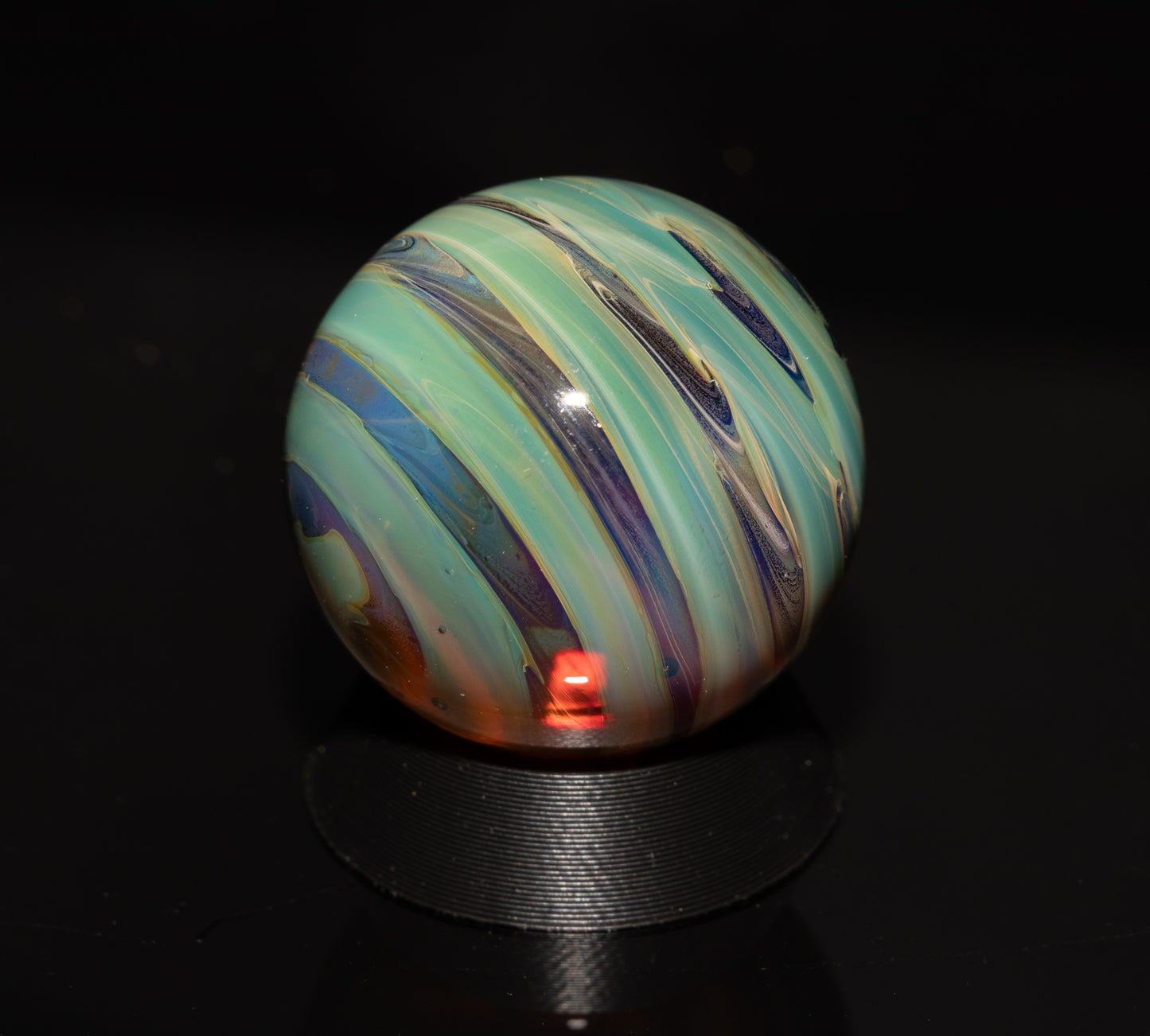 Matching Solid Color Marble Set | 25mm Glass Marbles | Handblown Borosilicate Glass | Collectible Functional Glass