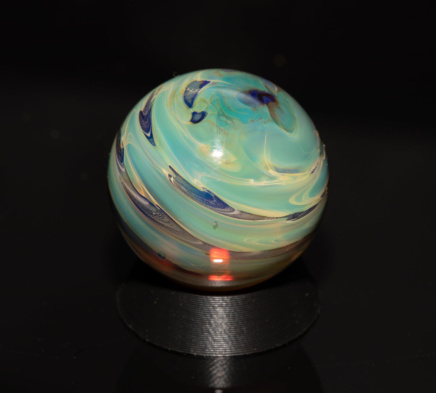 Matching Solid Color Marble Set | 25mm Glass Marbles | Handblown Borosilicate Glass | Collectible Functional Glass