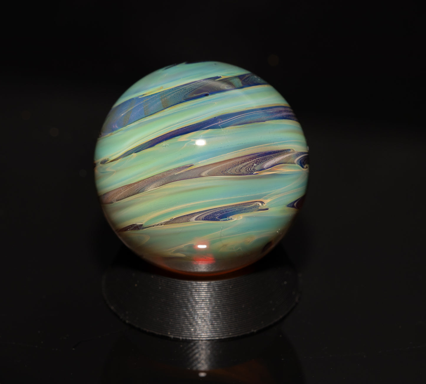Matching Solid Color Marble Set | 25mm Glass Marbles | Handblown Borosilicate Glass | Collectible Functional Glass