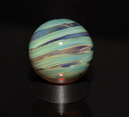 Matching Solid Color Marble Set | 25mm Glass Marbles | Handblown Borosilicate Glass | Collectible Functional Glass