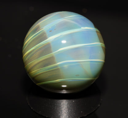 Matching Solid Color Marble Set | 25mm Glass Marbles | Handblown Borosilicate Glass | Collectible Functional Glass