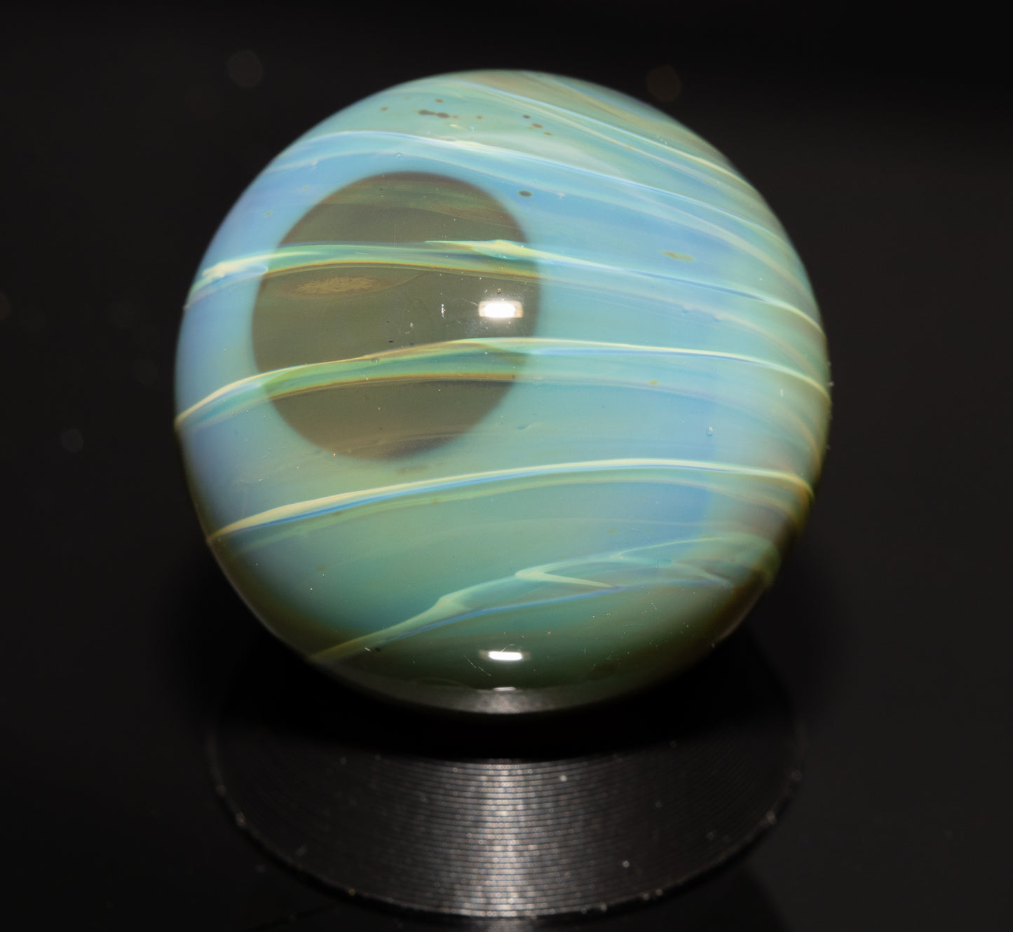 Matching Solid Color Marble Set | 25mm Glass Marbles | Handblown Borosilicate Glass | Collectible Functional Glass