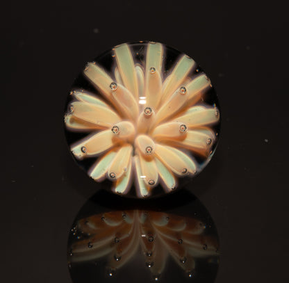 Air Trap Marble 22mm |  Glass Star Galaxy Nebula | Outer Space Art | Floral Dotted Universe Comet