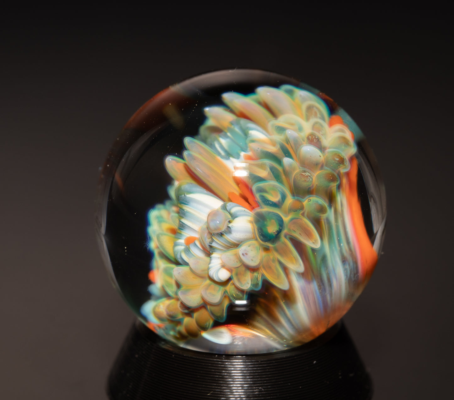 Coral Reef Glass Art Marble Set | Four Piece Ocean Inspired Borosilicate Work