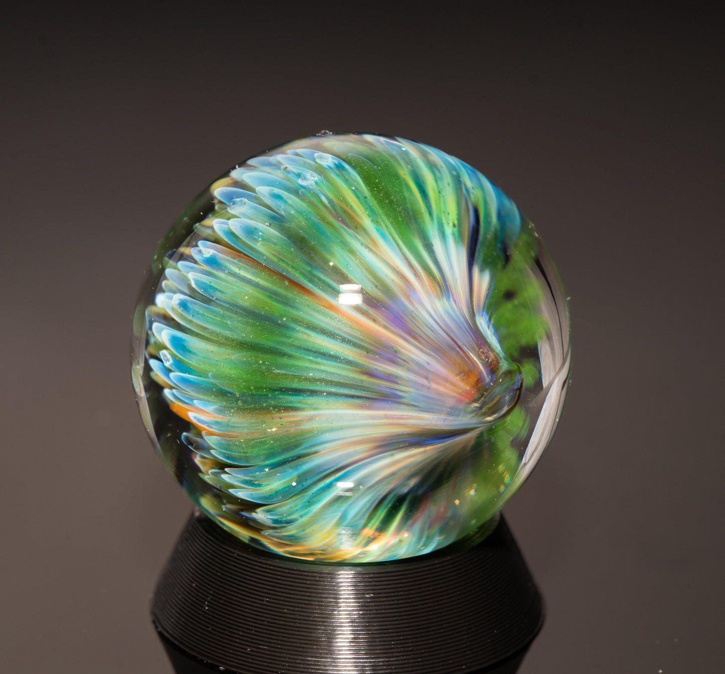 Coral Reef Display Marble Set | Four Piece Borosilicate Glass Art