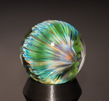 Coral Reef Display Marble Set | Four Piece Borosilicate Glass Art