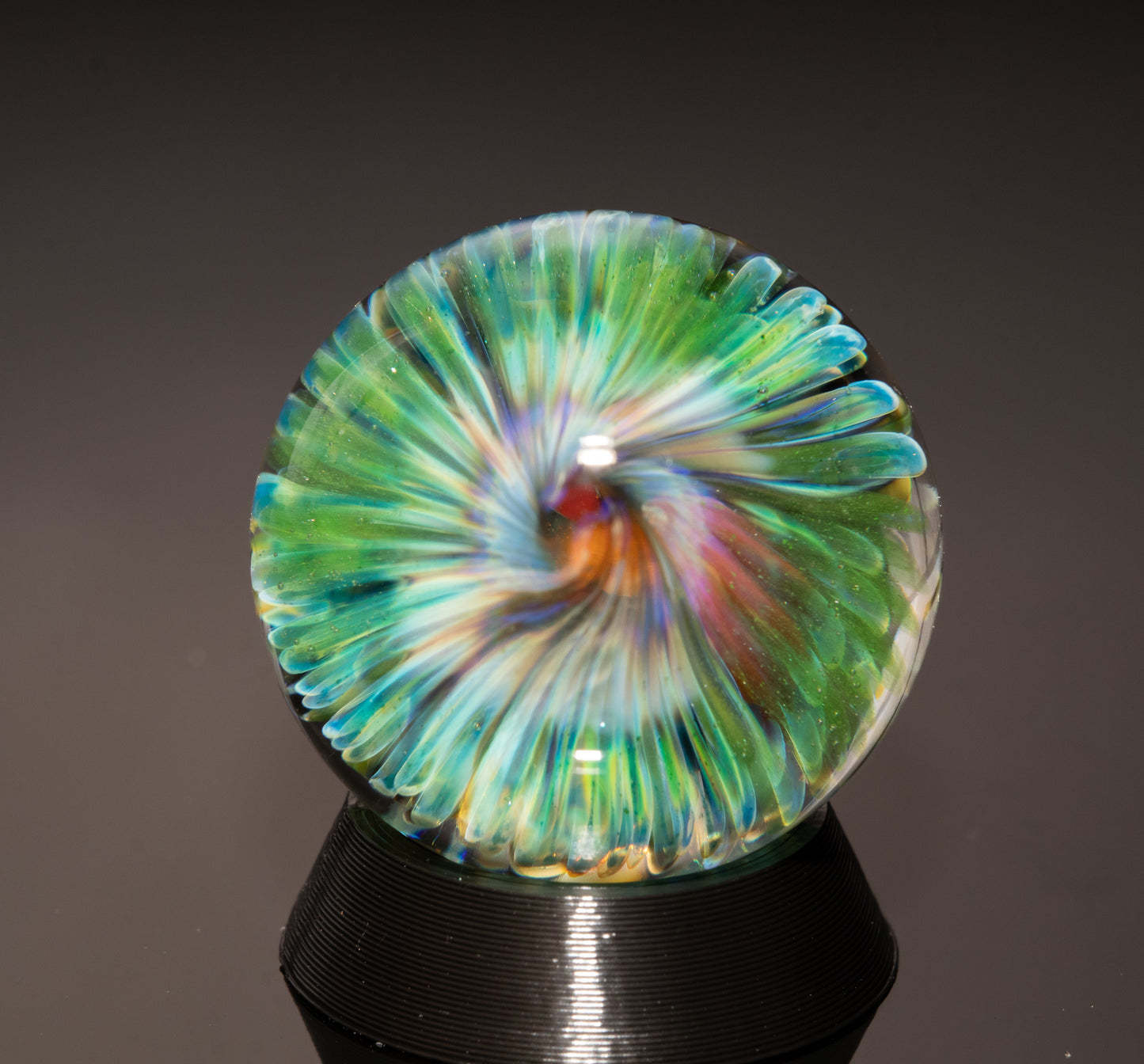 Coral Reef Display Marble Set | Four Piece Borosilicate Glass Art