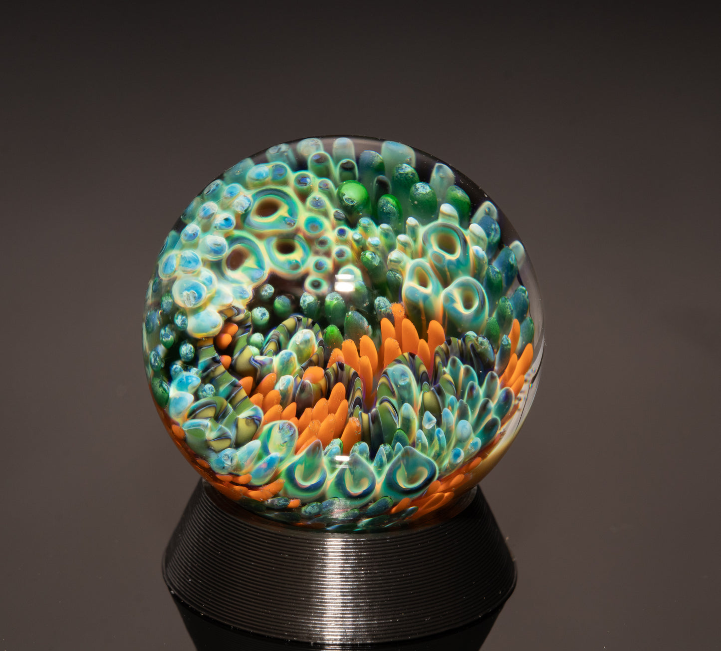 Deep Ocean Glass Marble Set | 4-Piece Handblown Borosilicate Collection