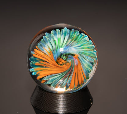 Deep Ocean Glass Marble Set | 4-Piece Handblown Borosilicate Collection