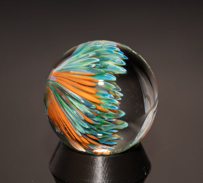 Deep Ocean Glass Marble Set | 4-Piece Handblown Borosilicate Collection