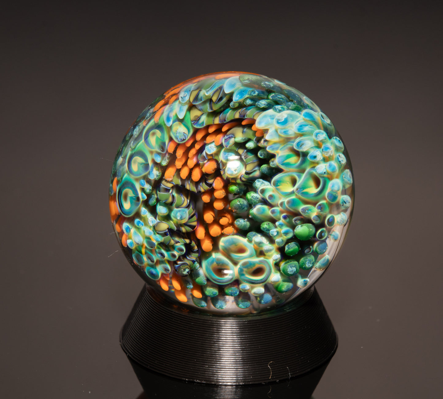 Deep Ocean Glass Marble Set | 4-Piece Handblown Borosilicate Collection