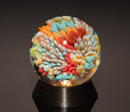 Ocean Current Glass Marble Set | Four Piece Handblown Borosilicate Art