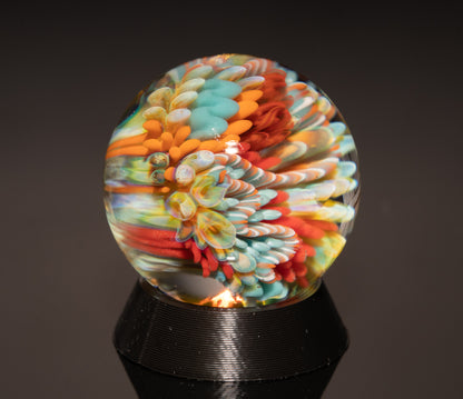 Ocean Current Glass Marble Set | Four Piece Handblown Borosilicate Art