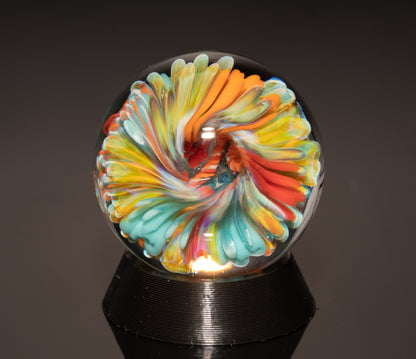 Ocean Current Glass Marble Set | Four Piece Handblown Borosilicate Art