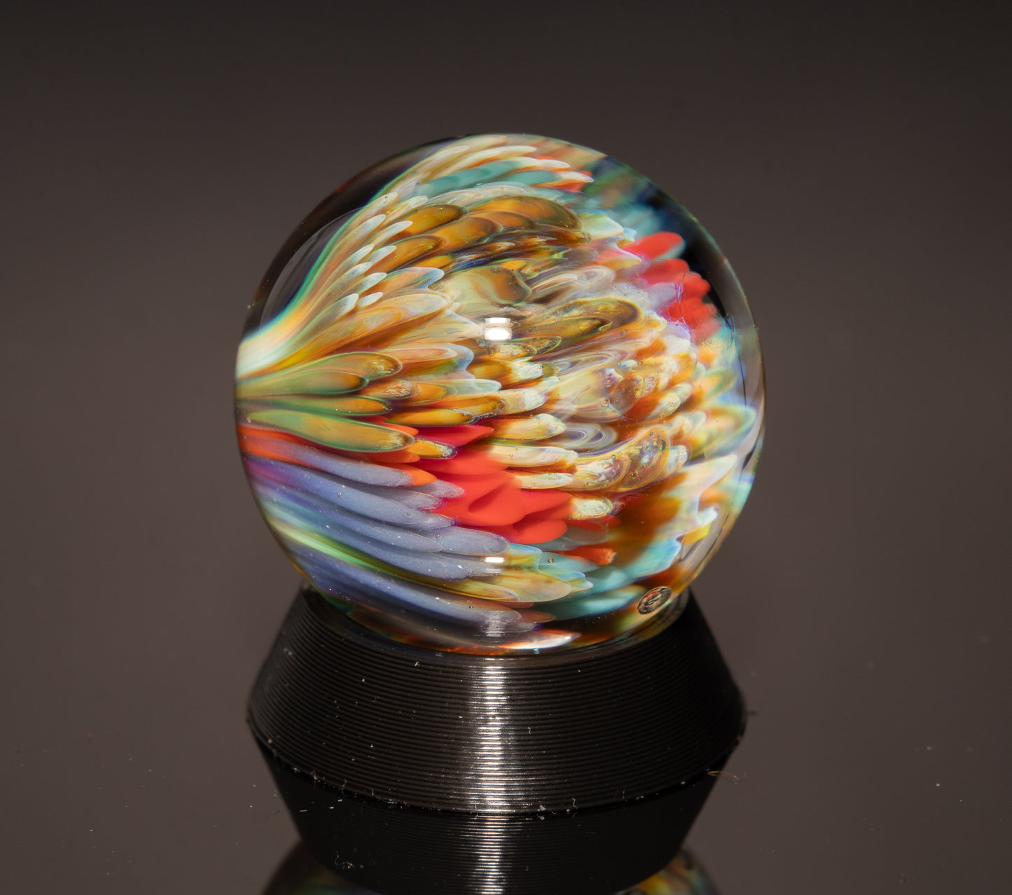 Undersea Inspired Glass Marble Set | 4-Piece Borosilicate Marble Collection