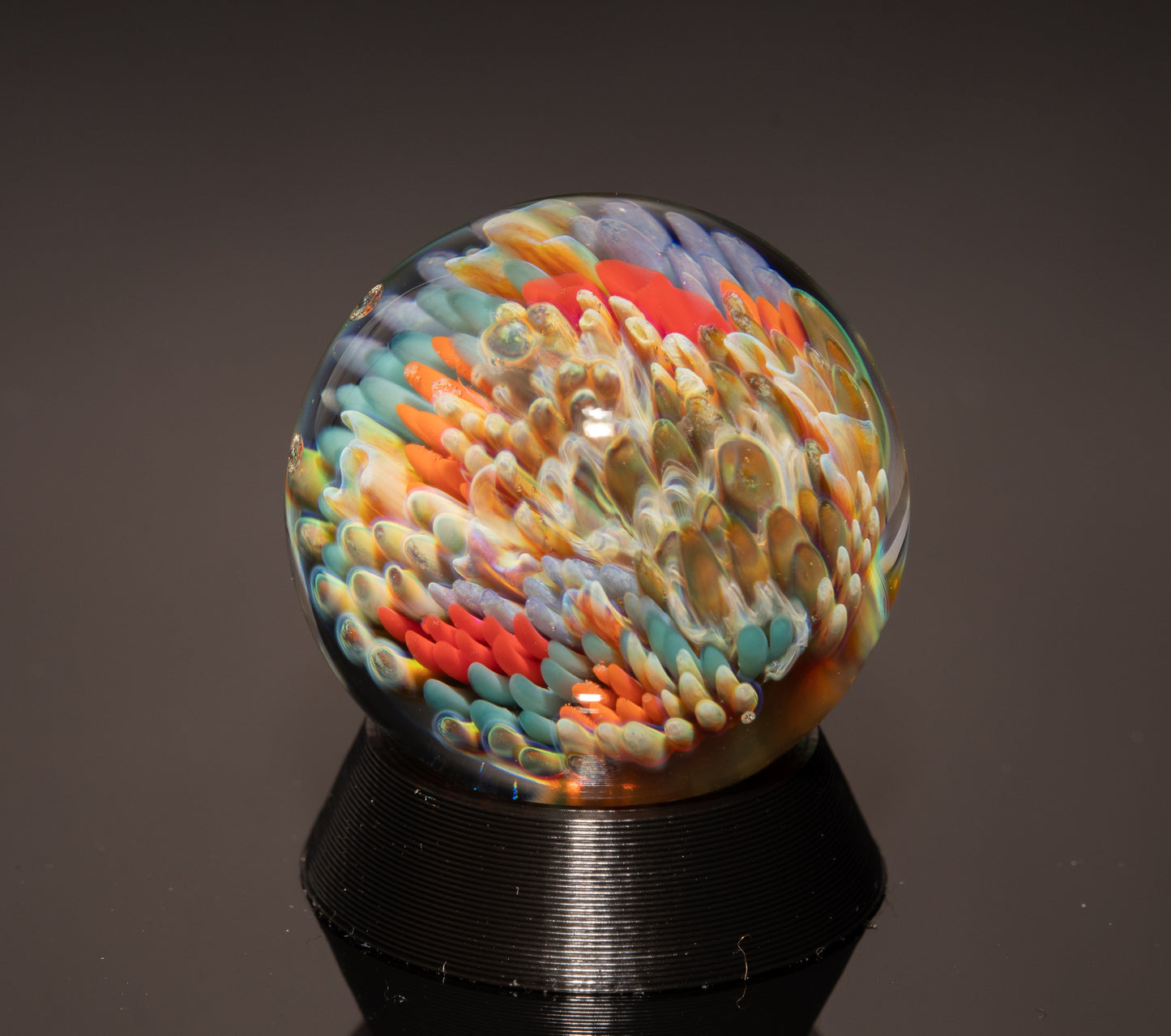 Undersea Inspired Glass Marble Set | 4-Piece Borosilicate Marble Collection