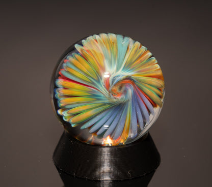 Undersea Inspired Glass Marble Set | 4-Piece Borosilicate Marble Collection