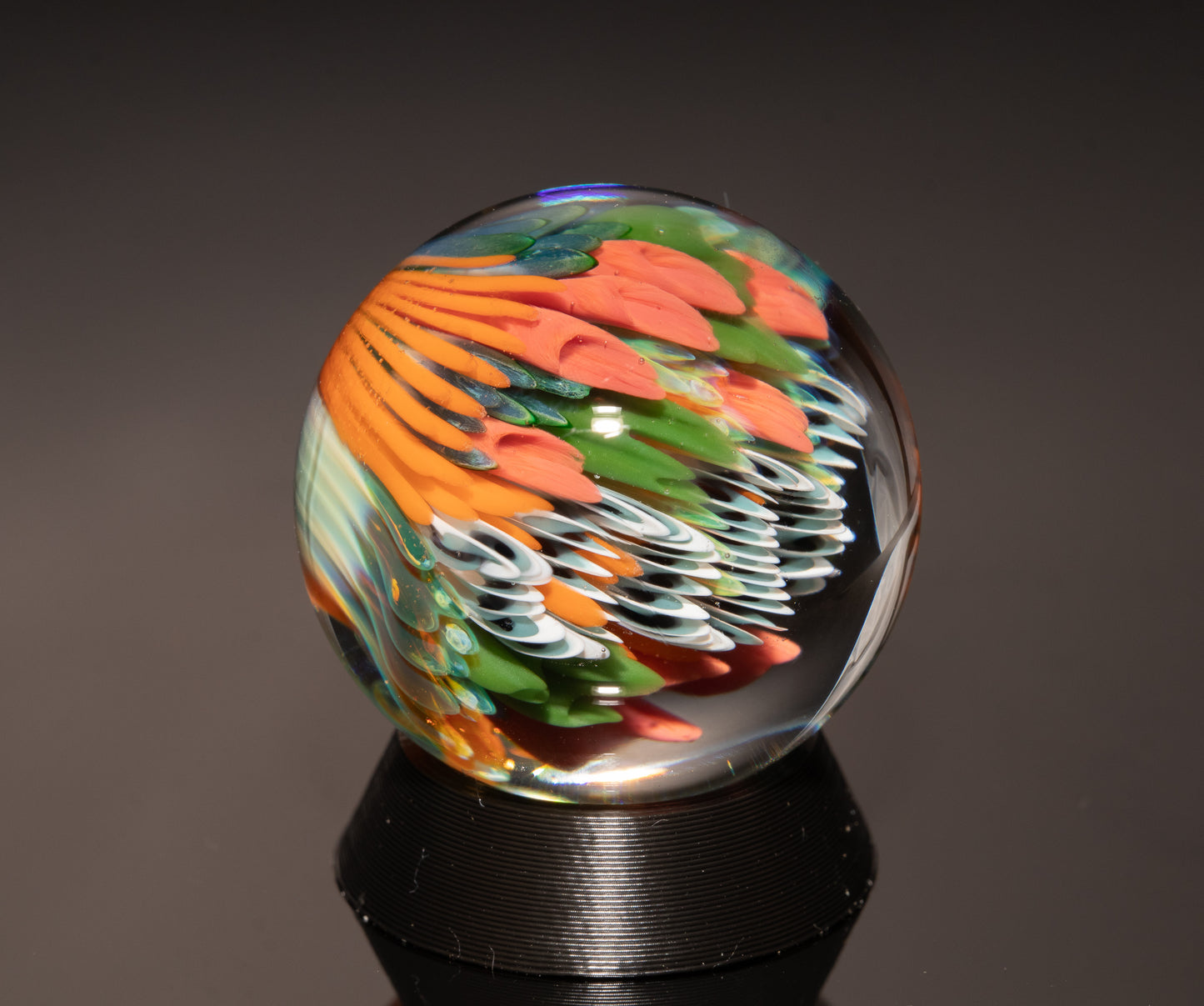 Ocean Floor Glass Marble Set | Four Piece Borosilicate Collection | Handblown Reef Art