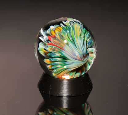 Deep Sea Glass Marble Set | 4-Piece Marble, Pearl & Pillar Collection | Borosilicate Art