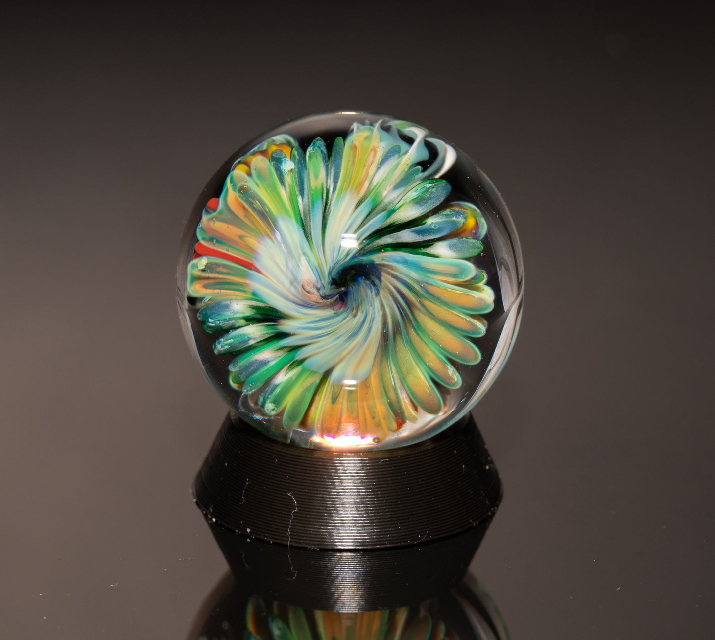 Deep Sea Glass Marble Set | 4-Piece Marble, Pearl & Pillar Collection | Borosilicate Art