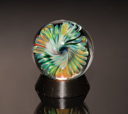 Deep Sea Glass Marble Set | 4-Piece Marble, Pearl & Pillar Collection | Borosilicate Art