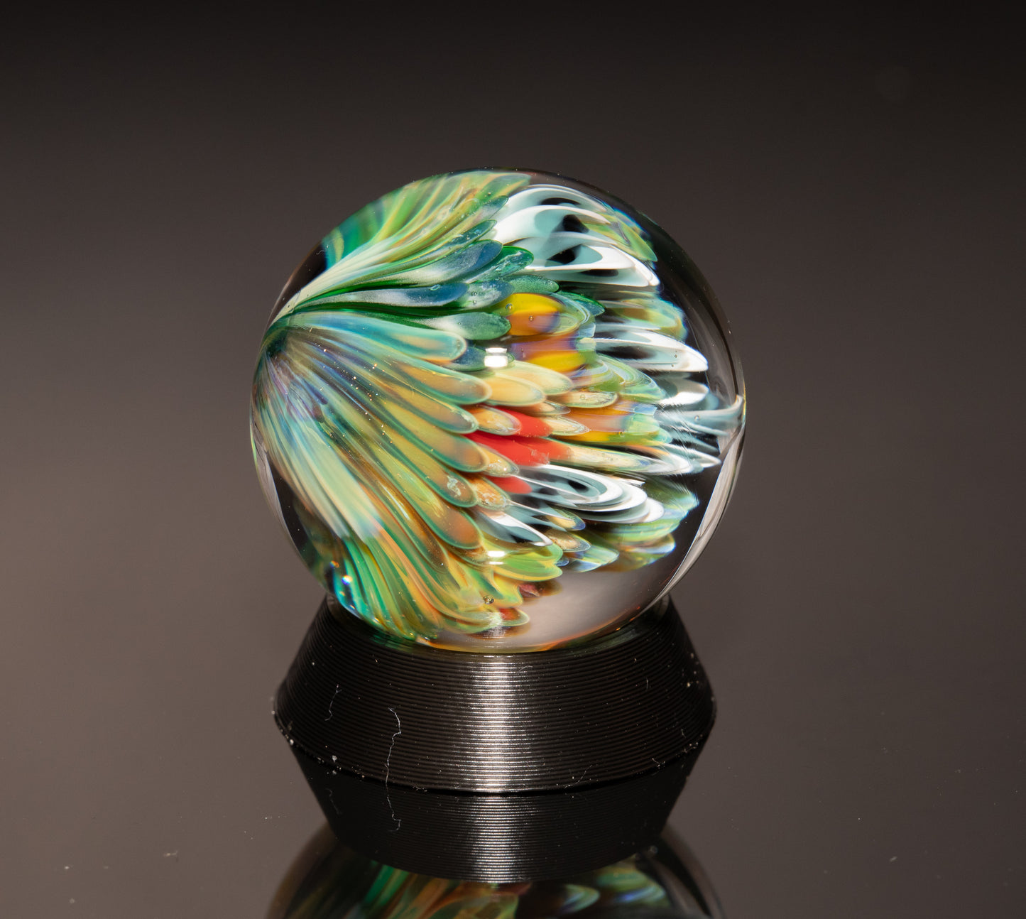 Deep Sea Glass Marble Set | 4-Piece Marble, Pearl & Pillar Collection | Borosilicate Art