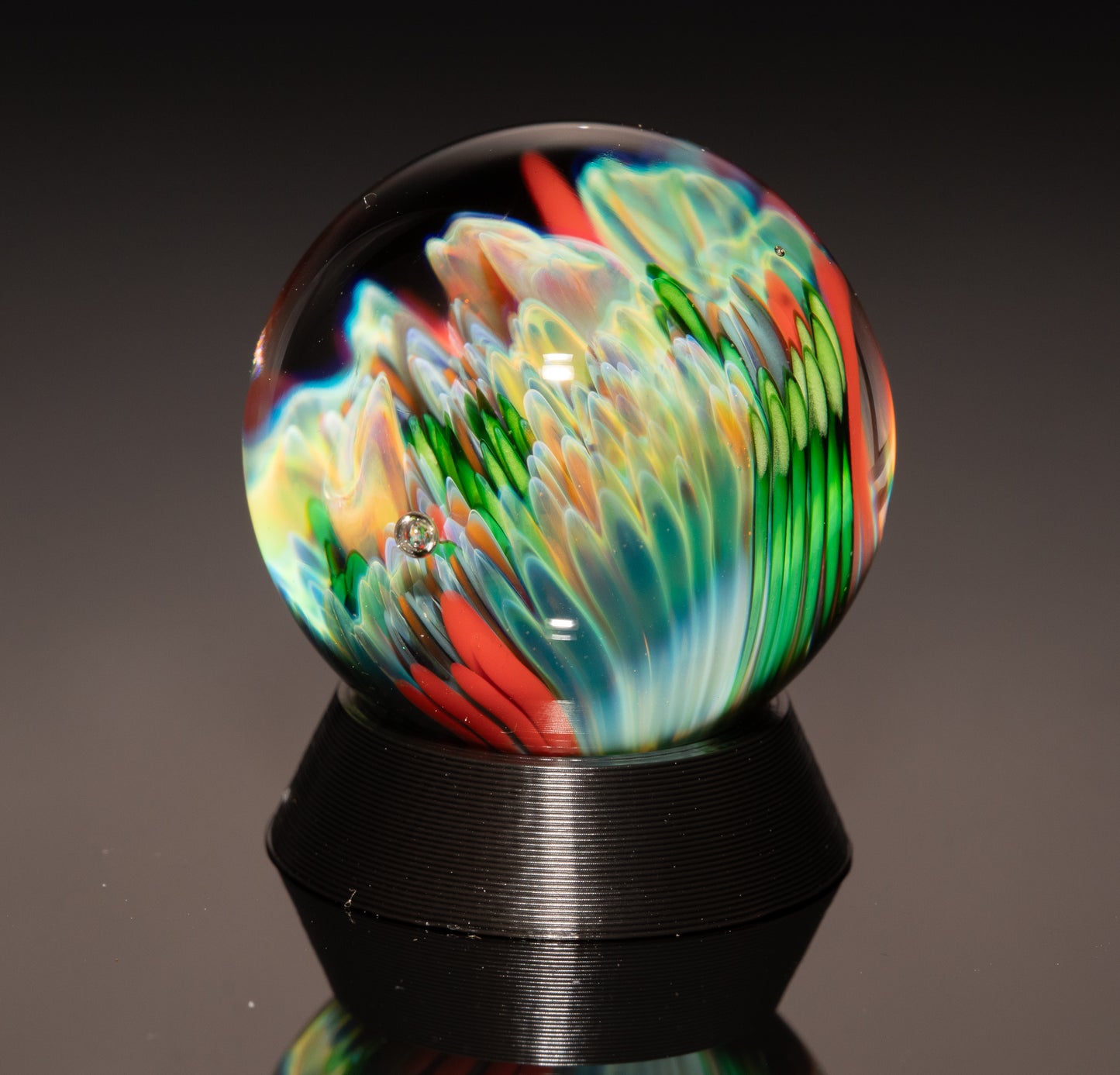Coral Reef Glass Marble Collection | 4-Piece Borosilicate Set | Handblown Ocean Art