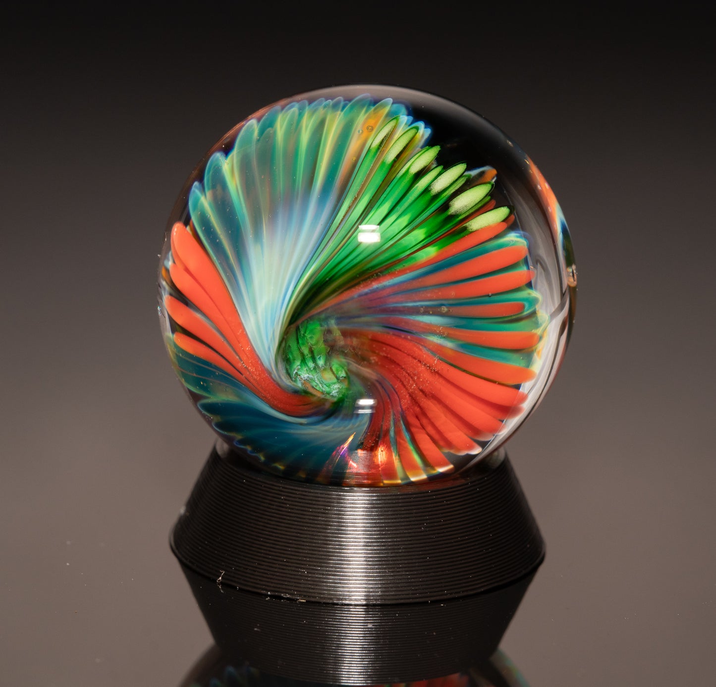 Coral Reef Glass Marble Collection | 4-Piece Borosilicate Set | Handblown Ocean Art