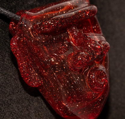 Borosilicate Tiki Necklace | Hand-Sculpted Glass Pendant | Tropical Beach & Sunset Vibes Jewelry