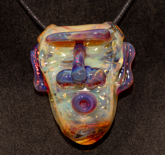 Handcrafted Glass Tiki Pendant | Island Vibes Jewelry | Beach & Ocean Dream Necklace | Cult of Tiki