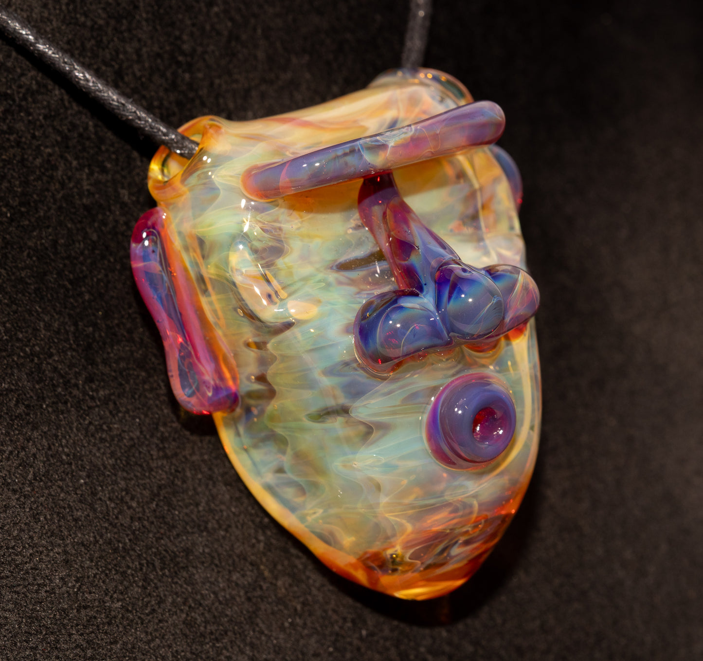 Handcrafted Glass Tiki Pendant | Island Vibes Jewelry | Beach & Ocean Dream Necklace | Cult of Tiki