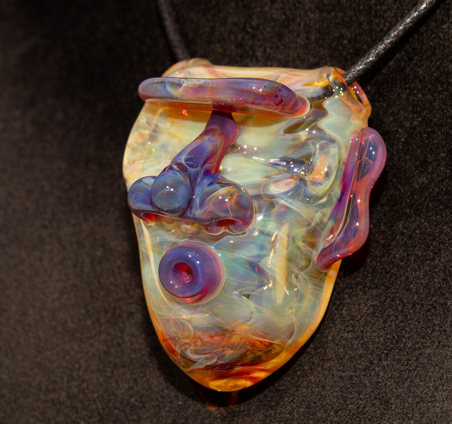 Handcrafted Glass Tiki Pendant | Island Vibes Jewelry | Beach & Ocean Dream Necklace | Cult of Tiki