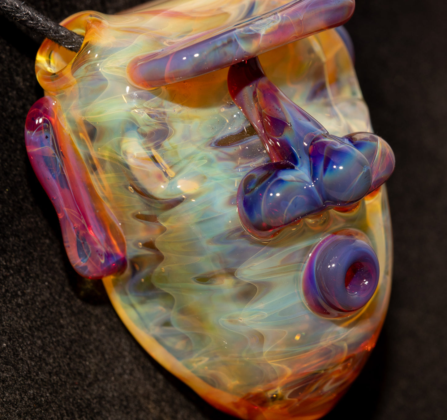 Handcrafted Glass Tiki Pendant | Island Vibes Jewelry | Beach & Ocean Dream Necklace | Cult of Tiki