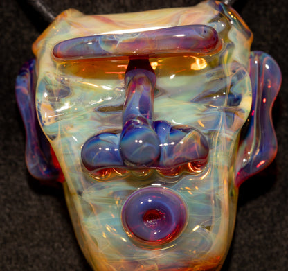 Handcrafted Glass Tiki Pendant | Island Vibes Jewelry | Beach & Ocean Dream Necklace | Cult of Tiki