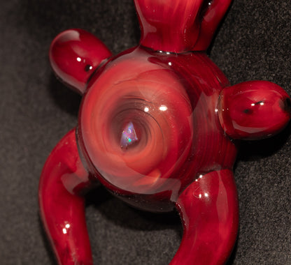 Glass Gaia Pendant | Deep Earth Goddess Talisman | Handblown Borosilicate Amulet of Nurturing Beauty