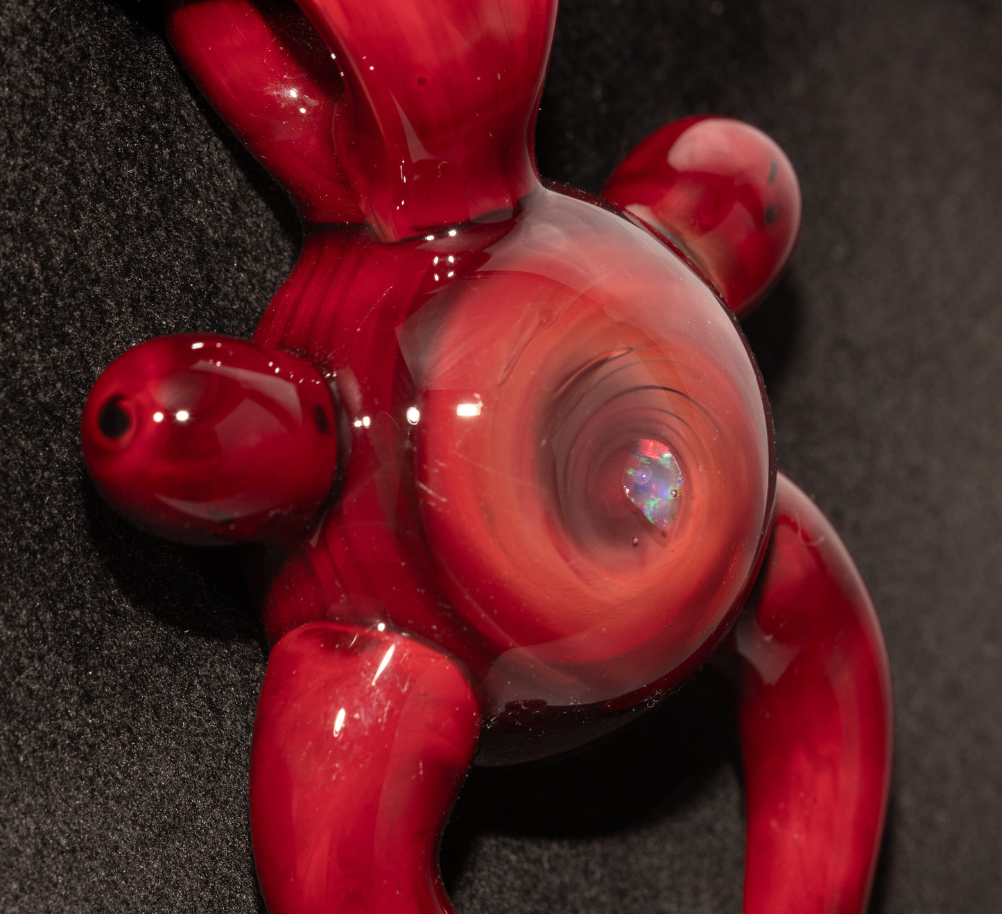 Glass Gaia Pendant | Deep Earth Goddess Talisman | Handblown Borosilicate Amulet of Nurturing Beauty
