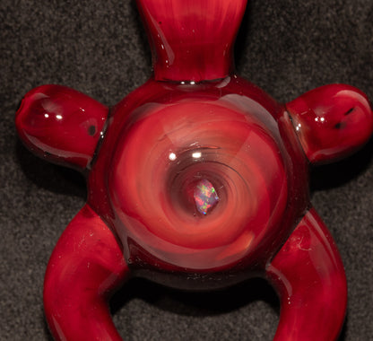 Glass Gaia Pendant | Deep Earth Goddess Talisman | Handblown Borosilicate Amulet of Nurturing Beauty
