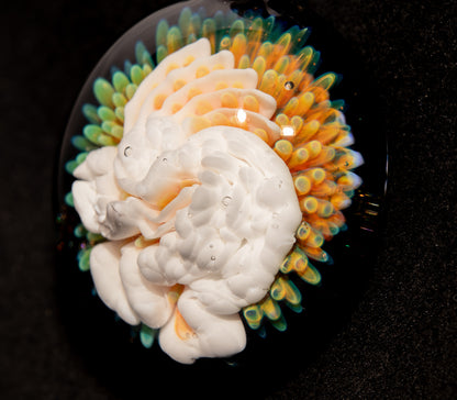 Kokopelli Pendant | Handblown Glass Jewelry | Tribal Spirit Design | Native American Inspired Art | Desert Flute Totem