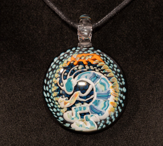 Kokopelli Glass Art Pendant | Tribal Boho Jewelry | Handcrafted Spirit Flute Talisman | Desert Vibes Necklace