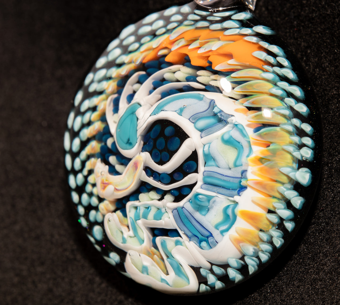 Kokopelli Glass Art Pendant | Tribal Boho Jewelry | Handcrafted Spirit Flute Talisman | Desert Vibes Necklace