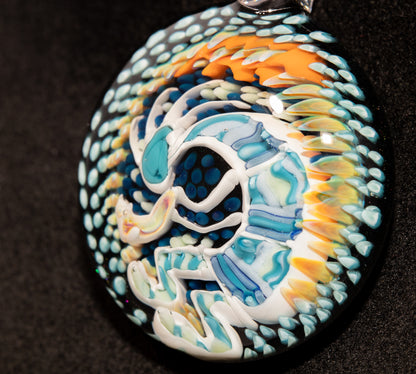 Kokopelli Glass Art Pendant | Tribal Boho Jewelry | Handcrafted Spirit Flute Talisman | Desert Vibes Necklace