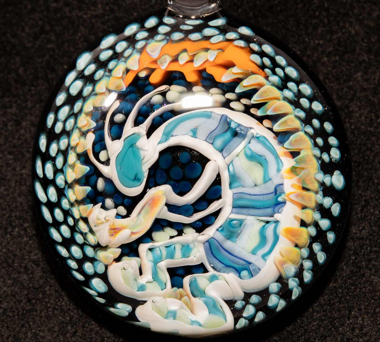 Kokopelli Glass Art Pendant | Tribal Boho Jewelry | Handcrafted Spirit Flute Talisman | Desert Vibes Necklace