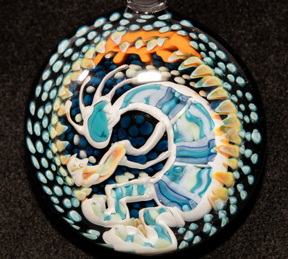 Kokopelli Glass Art Pendant | Tribal Boho Jewelry | Handcrafted Spirit Flute Talisman | Desert Vibes Necklace