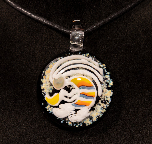 Glass Kokopelli Necklace | Southwestern Style Jewelry | Heady Borosilicate Pendant | Desert Charm
