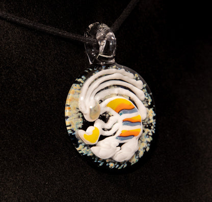Glass Kokopelli Necklace | Southwestern Style Jewelry | Heady Borosilicate Pendant | Desert Charm