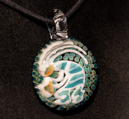 Kokopelli Glass Art Pendant | Tribal Boho Jewelry | Handcrafted Spirit Flute Talisman | Desert Vibes Necklace