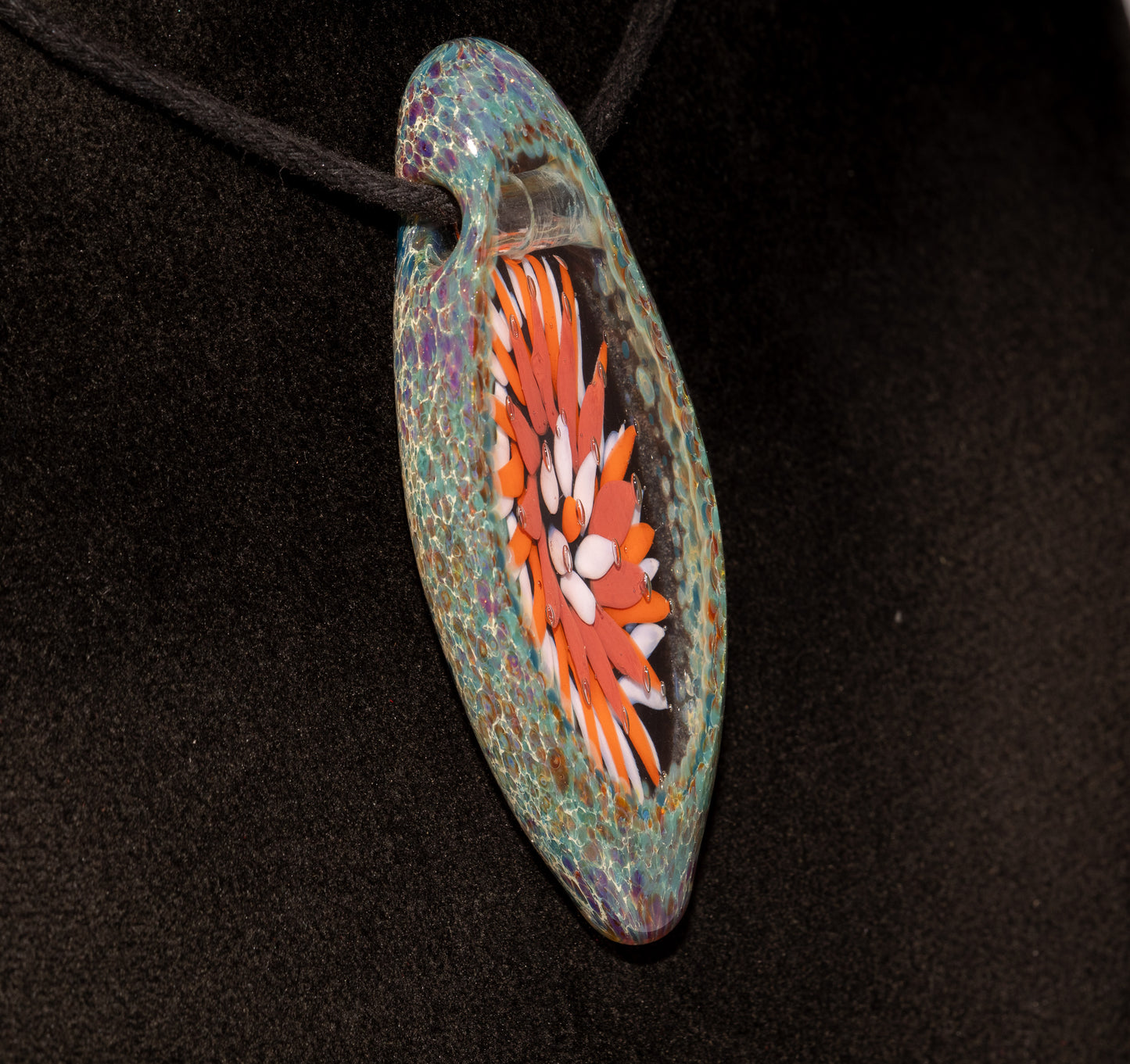 Fractal Starburst Pendant | Faceted Implosion Art | Eternal Geometry in Glass | Artisan Borosilicate Necklace