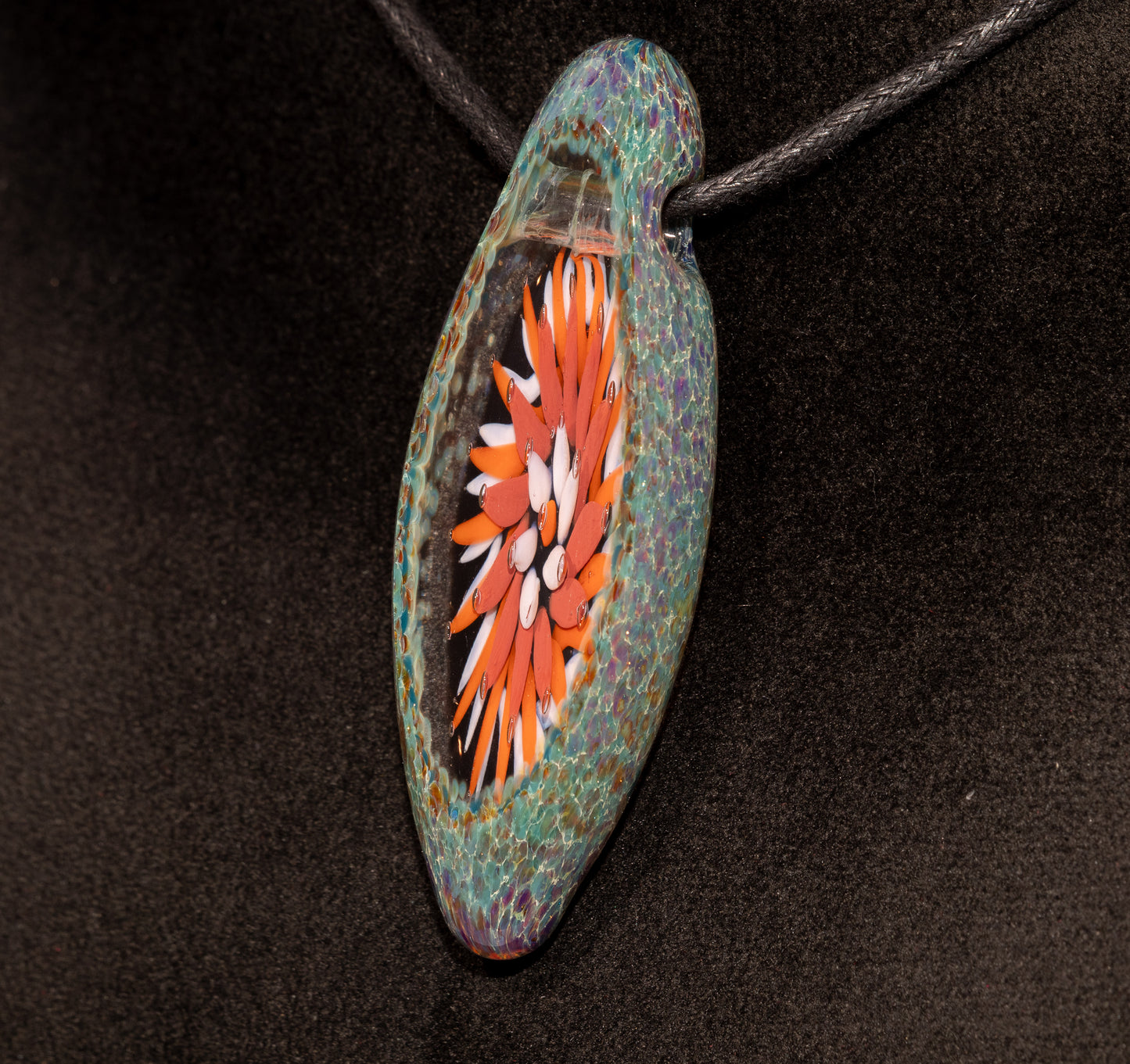 Fractal Starburst Pendant | Faceted Implosion Art | Eternal Geometry in Glass | Artisan Borosilicate Necklace