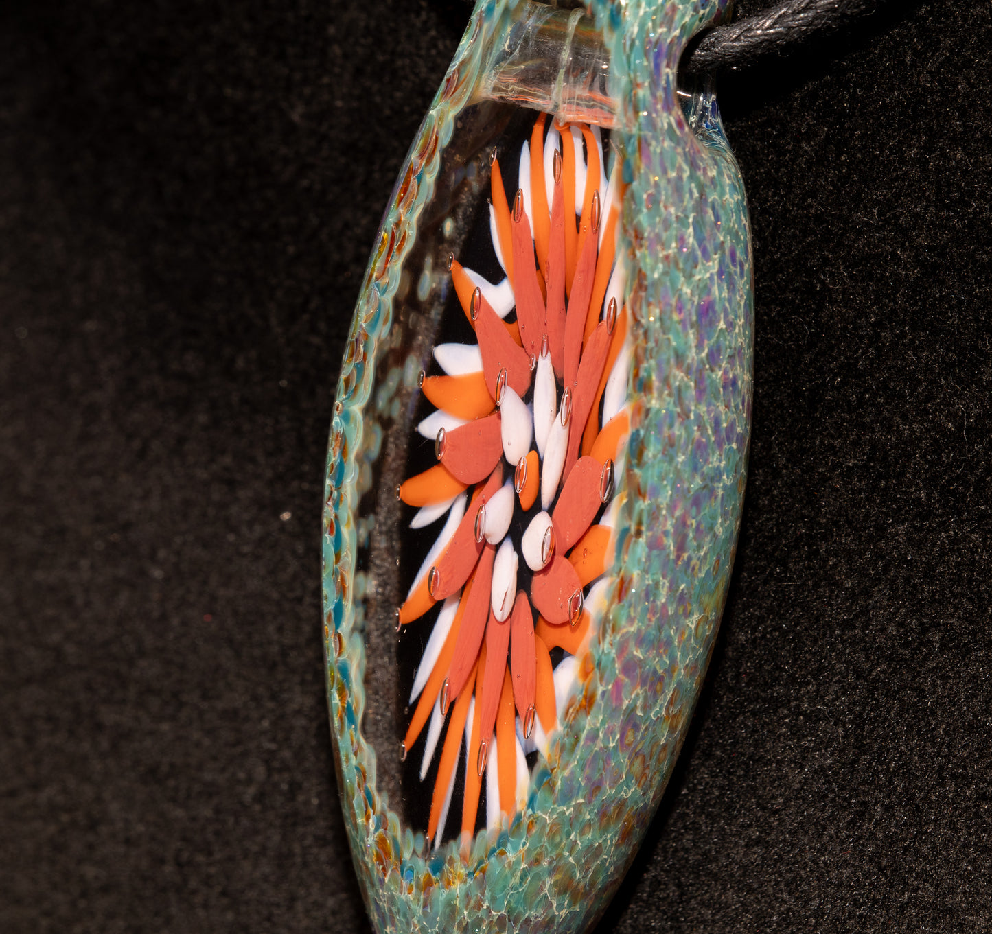 Fractal Starburst Pendant | Faceted Implosion Art | Eternal Geometry in Glass | Artisan Borosilicate Necklace